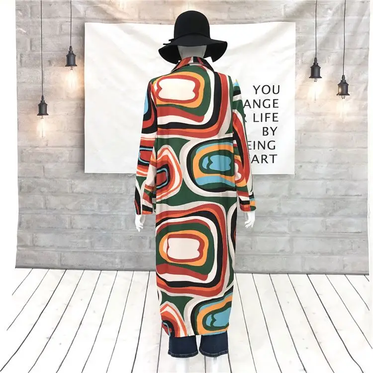 
W6010 Women coat 2019 winter long sleeve fashion sexy printed casual winter coat wholesale Christmas coat 