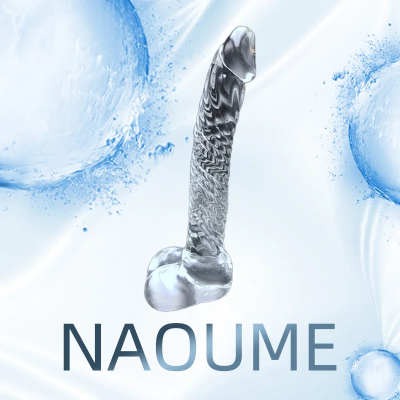 Hot Sale Clitoris Stimulator G Spot Glass Dildo Anal Plug Female Masturbation Vagina Stimulator Self-Pleasure Sex Toys For Woman