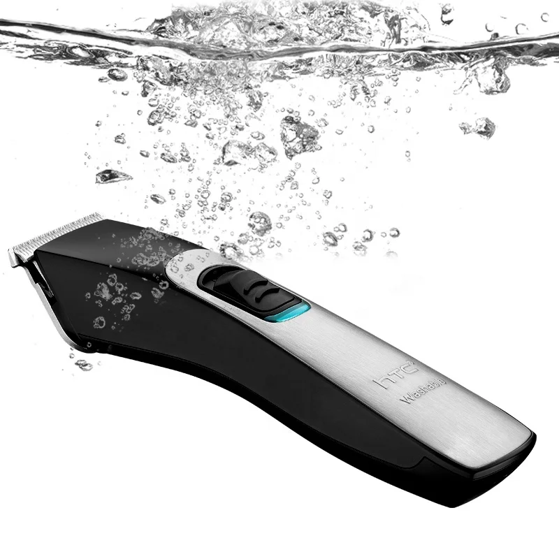 HTC AT-129 IPX7 Fully Washable Hair clipper Stainless Steel Cover Hair Cutting Electric Hair Trimmers