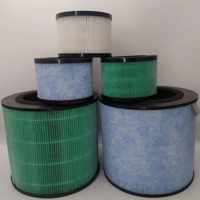 PM2.5 Particulate Dust air purifier filter remove odor air purifier hepa filter with activated carbon
