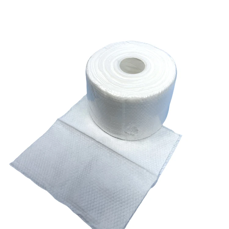 Disposable Soft organic Cotton Hot Sale Face Make Up Remover White Face Towel for Travel SPA Beauty Salon