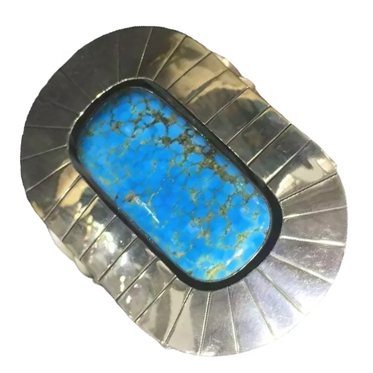 Purple turquoise ring jewellery sterling silver handmade turquoise ring