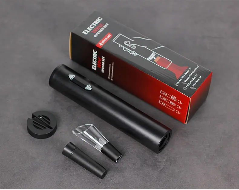 The New Ideas Innovative Unique Product Wine Opener Electric Kitchen Accessories Set for Women Gift Promotional