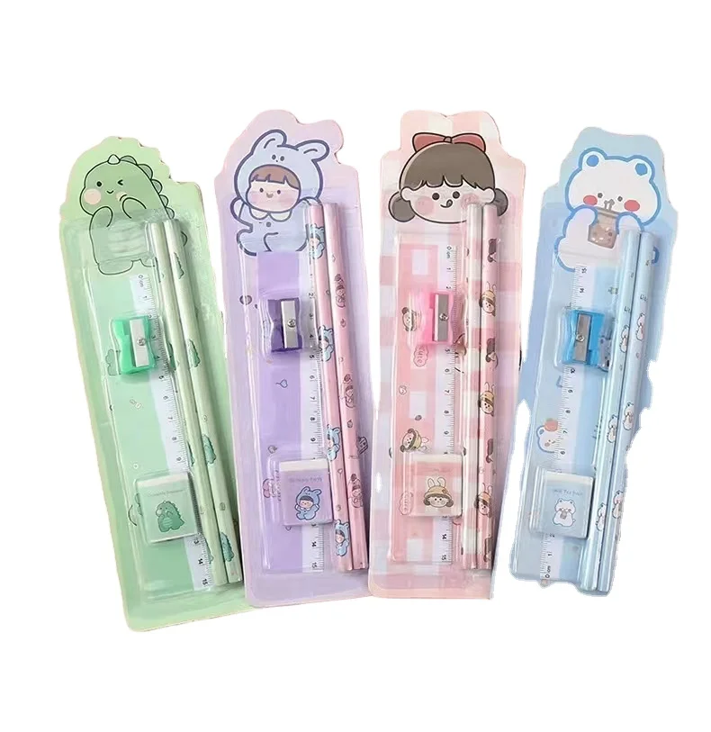 packing blister card wood HB pencil customized logo Sketch Writing graphite pencil