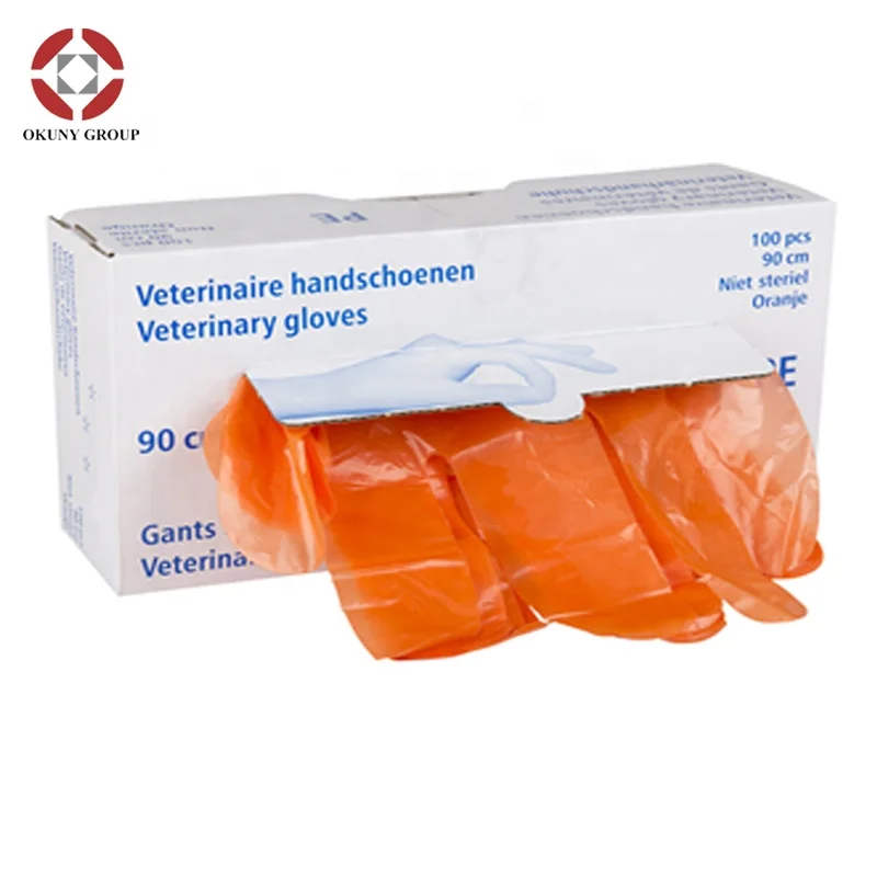 Animal Cow Full Arm Length Veterinary Long Vet Gloves 92cm