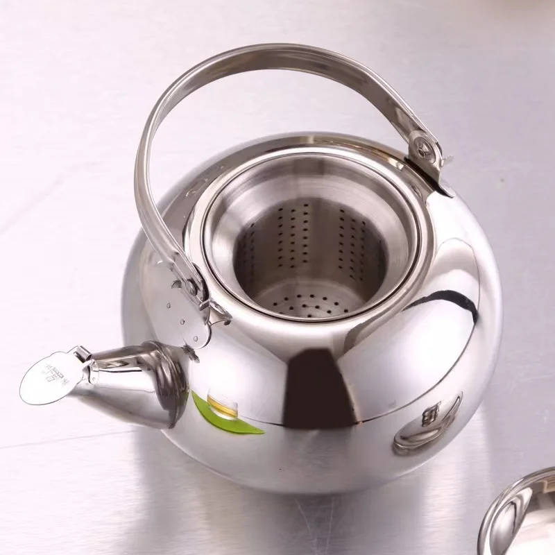 20cm/2.5L Stainless Steel Fashionable Design Tea Pot Multifunctional Whistling Kettle for Family