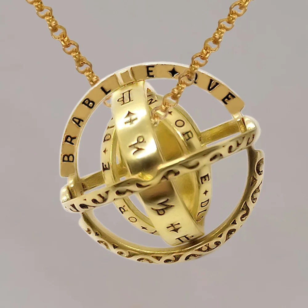 Explosion flip deformed Universe Gelast Rites without coloring jewelry German astronomical ball waterproof ring necklace