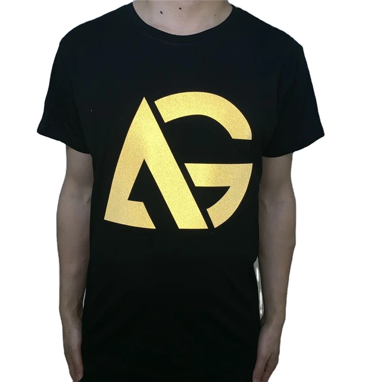 Custom Reflective Patch Gold Transfer Reflective Heat Vinyl for T Shirt