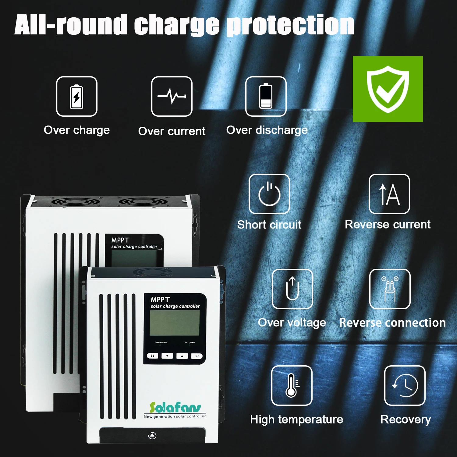 55A 5.5KW Solar Charger 96 v MPPT High Voltage DC 180v Solar Control for Off Grid System
