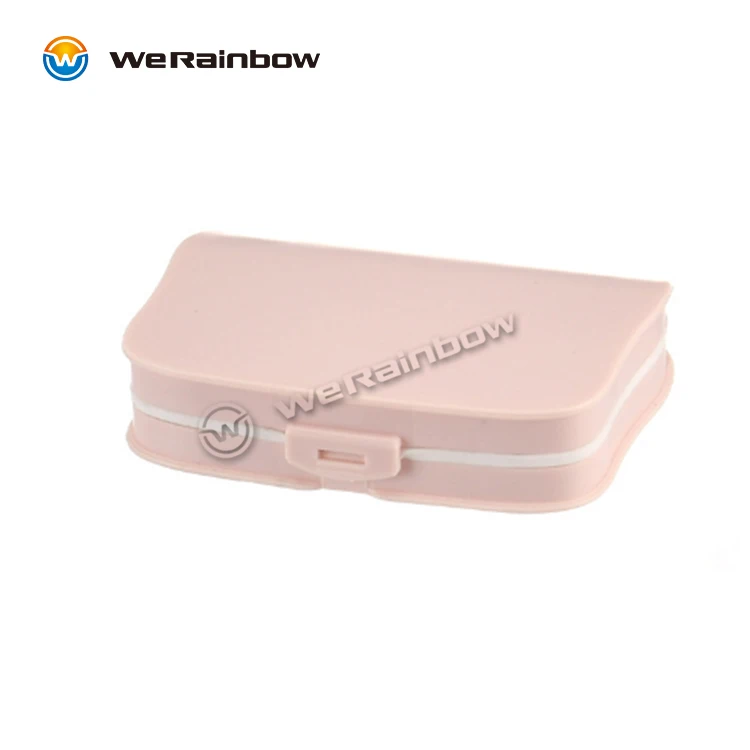 Mini 4 Compartments Plastic Pill Case Pocket Size Medicine Case Promotion Pill box