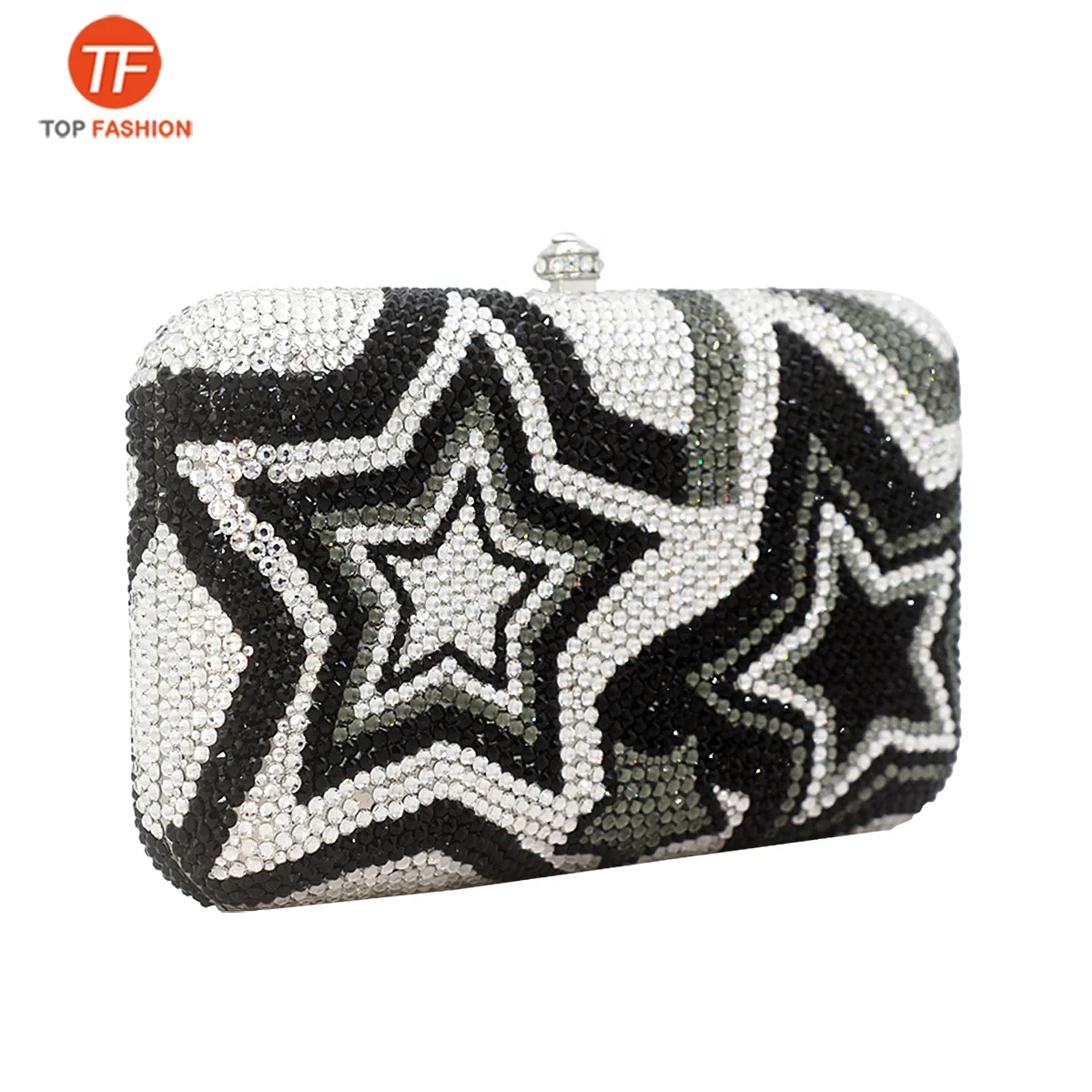 Factory wholesales Luxury Rhinestone Clutch Bag Crystal Bling Star Evening Bag Wedding Party Prom Clutch Evening bag