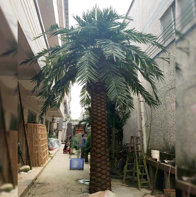 New Design Hot Sale China Manufacturer Export Artificial Palm Tree Fake Date Palm Trees For Outdoor Decoration