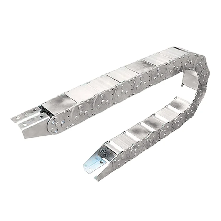 Customized DGT catheter guard cover for CNC Machine flexible conduit shield steel energy chain