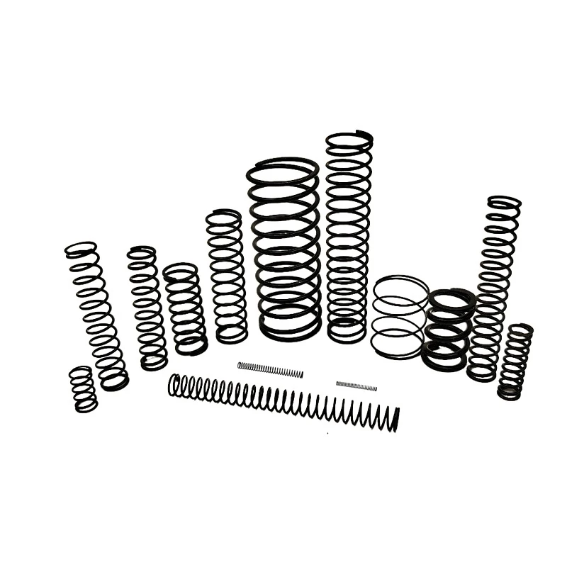 Factory Custom Carbon Steel  Wire Form Bending Metal Small Big Nickle Black Coil Compression Springs