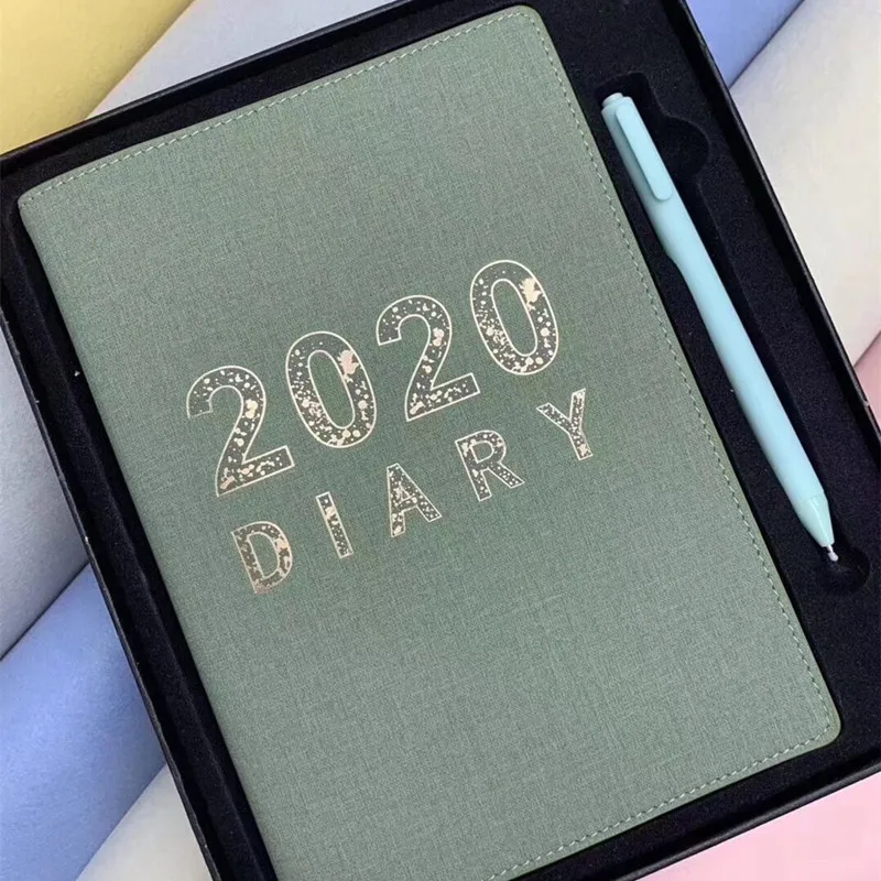 2022 new design A5 PU leather notebook custom diary notepad journal notebook