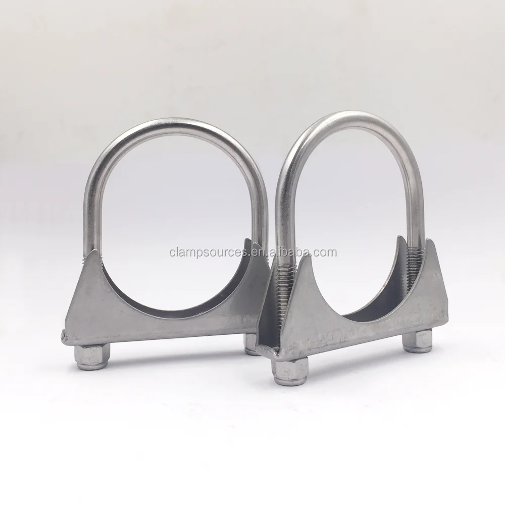2.5 inchi Heavy Duty M10 Thread Exhaust fixing U Bolt Clamps