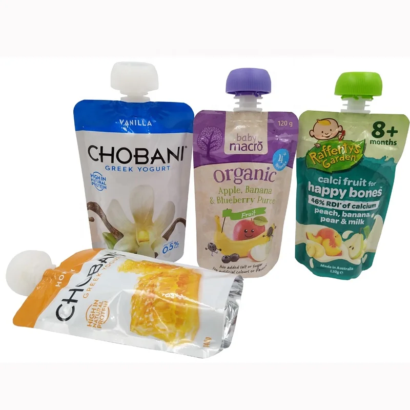 Export Factory funny wine pouches with tap spout sweet drink packages aluminum pouch