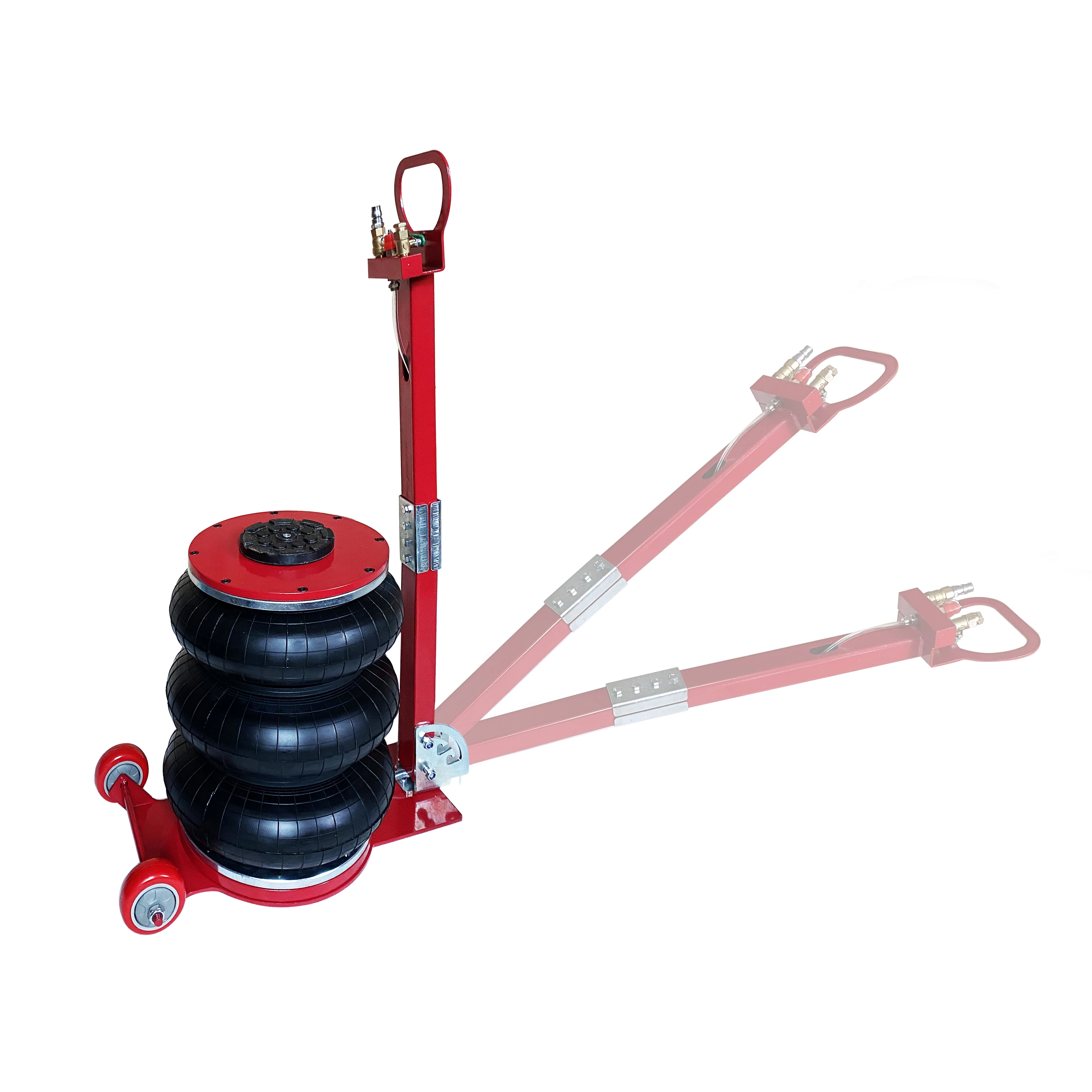 Lift Portable Air Operation Bag Jack 3 Ton 4 Ton 5 Ton Inflatable Car Balloon Type Lift Jack With Handle and Wheel