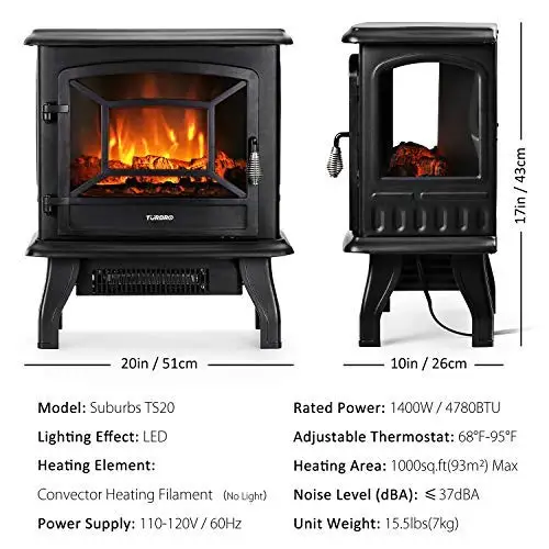 Cheap Modern Decorative  Led Antique 3D Flame Heater Thermostat  Freestanding Stove Electric Fireplace With Heater