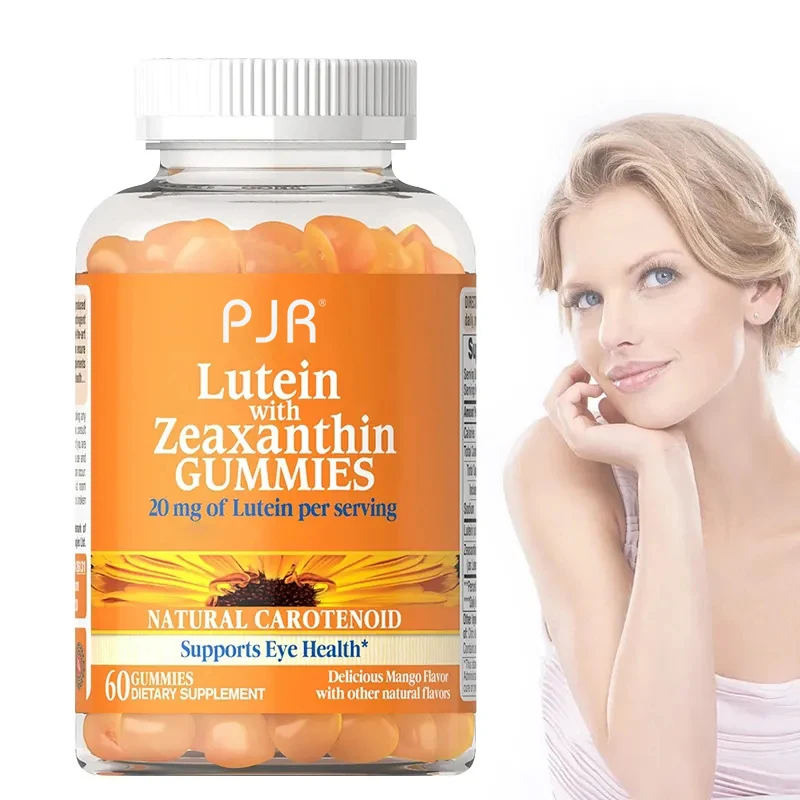 OEM/ODM Nutrients Lutein Eye Care Anti Blue Food Supplement Zeaxanthin Lutein Bilberry Gummies