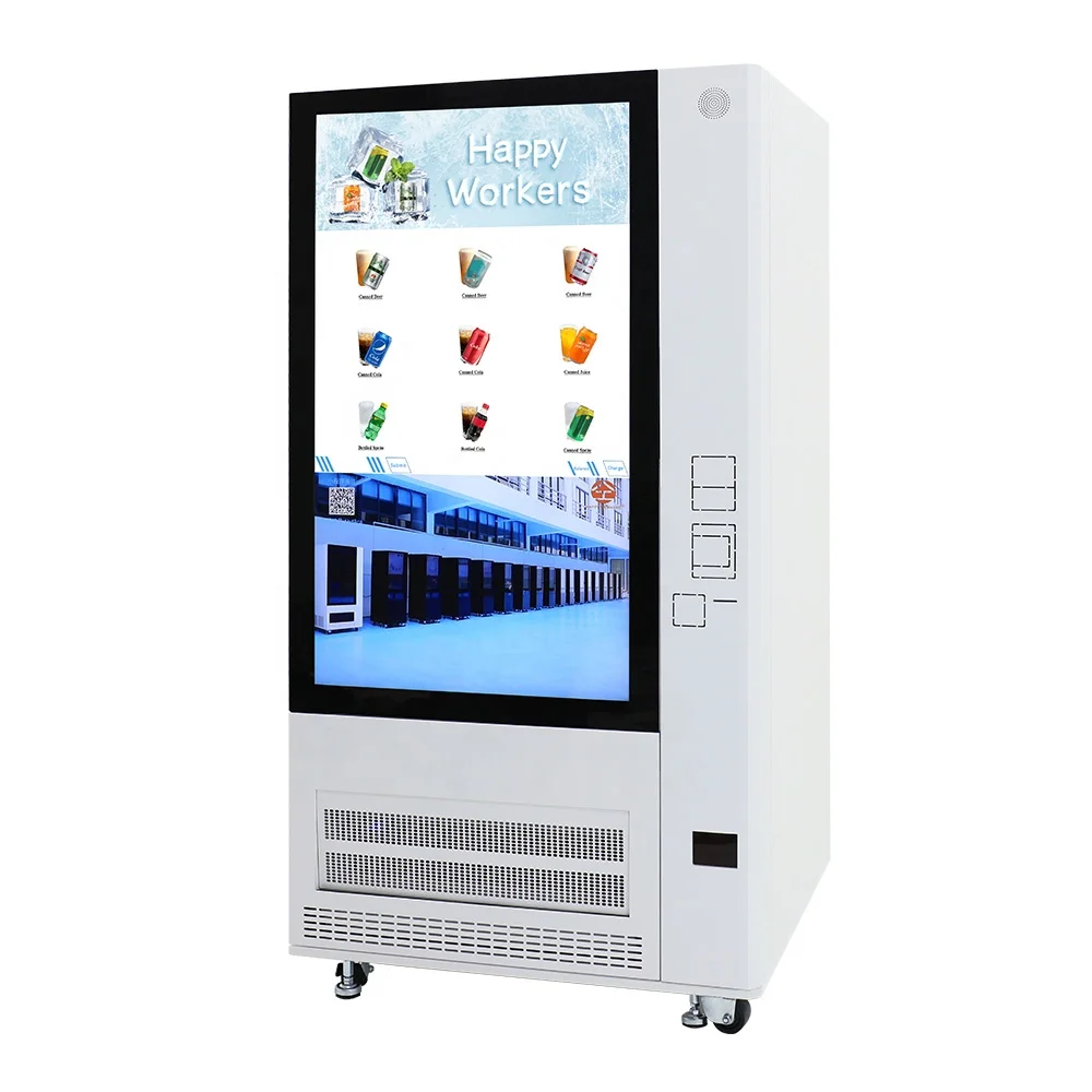 Intelligent Self-service Cold Dinks Vending Machine Fully Automatic with Big Touch Screen
