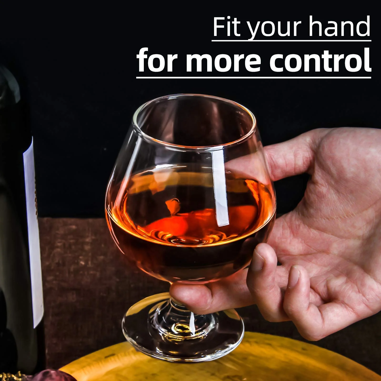 factory wholesale custom logo brandy snifter glasses cognac brandy glass for wedding christmas birthday gift bar restaurant