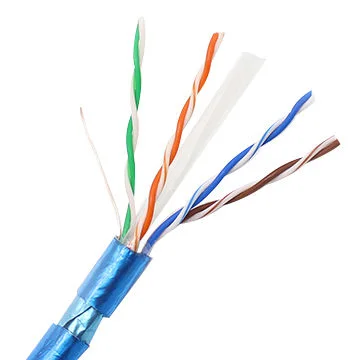 Indoor Cat6 FTP Network Cable Fast Speed Lan Cable Pure Copper Ethernet Lan Cable Provide OEM