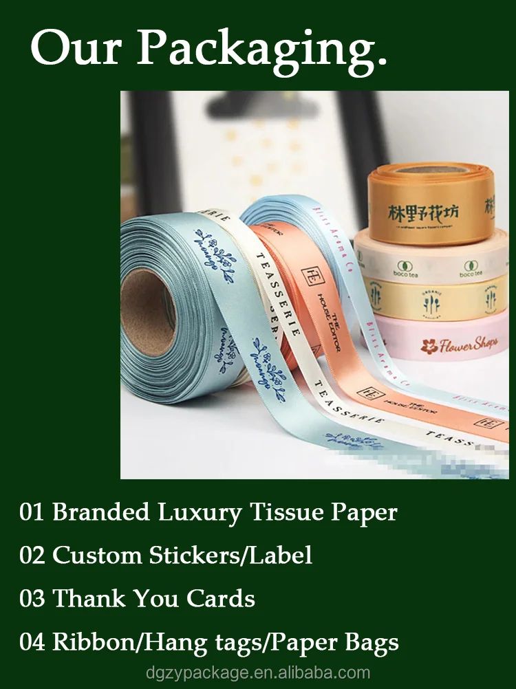 our packaging - ribbon