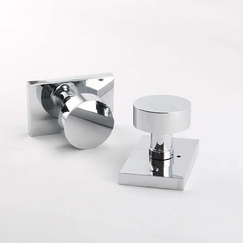 Koppalive brass matte copper brushed bathroom door lock handle American double door luxury keyless dummy door knob