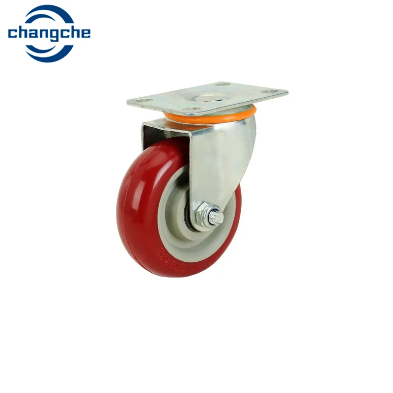 4 Inch Swivel Heavy Duty Silent Caster With Brake