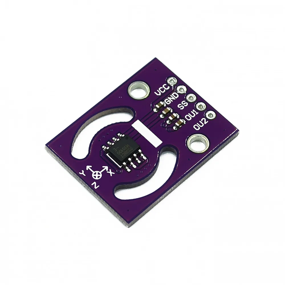 Taidacent Digital Three-Dimensional Angle Handle Joystick Hall Effect Sensor Absolute 3D Position Sensor Module MLX90333
