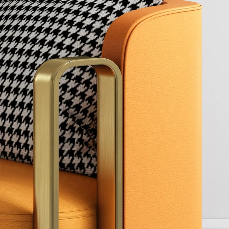 Роскошная мебель для отеля, художественное вращающееся кресло, современное золото, нержавеющая сталь, кожа, искусство, гостиная, диван, стул для отдыха