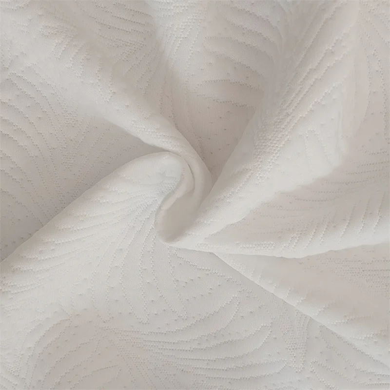 Однотонная вихревая технология вращения, домашний текстиль, односторонняя жаккардовая трикотажная ткань для матраса