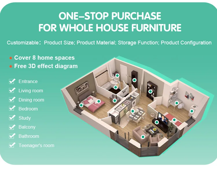 127103 Quanu modern style storage vanity dressing mirror set table with lights around mirror