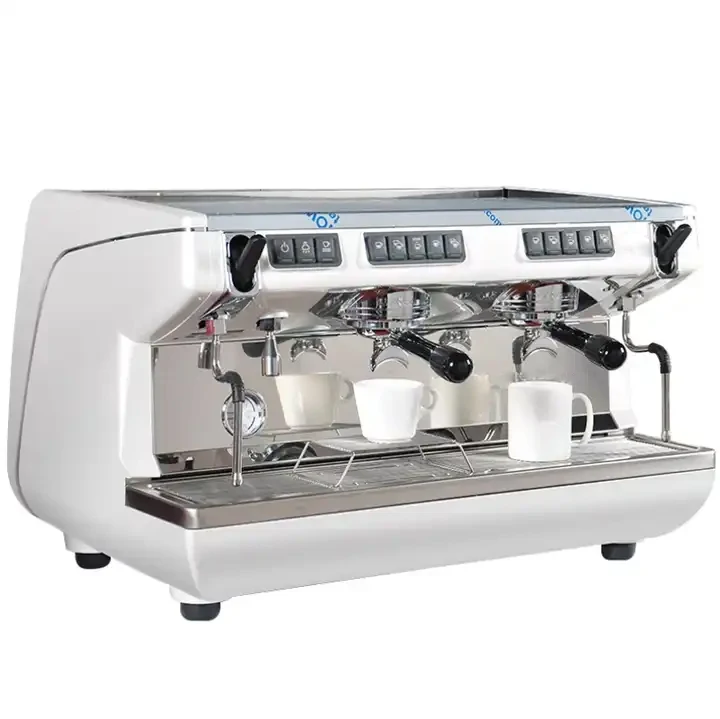 Factory Price E61 Brew Head Espresso Barista 2 Groups Electric Commercial Coffee Machine With Milk Frother