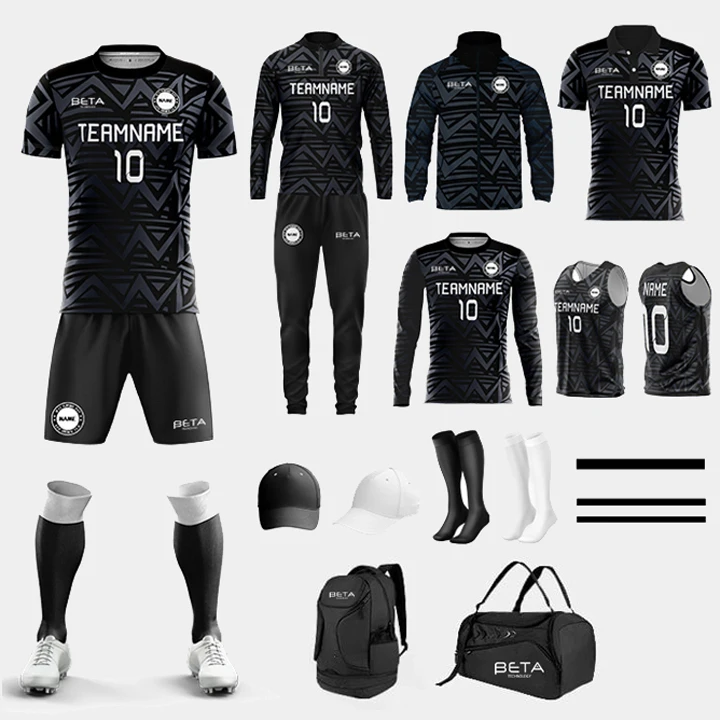 Football Kits Full Set Soccer Kit Youth Custom Soccer Jersey Quick Dry Adults Team Football Shirt Men Soccer Wear with Socks