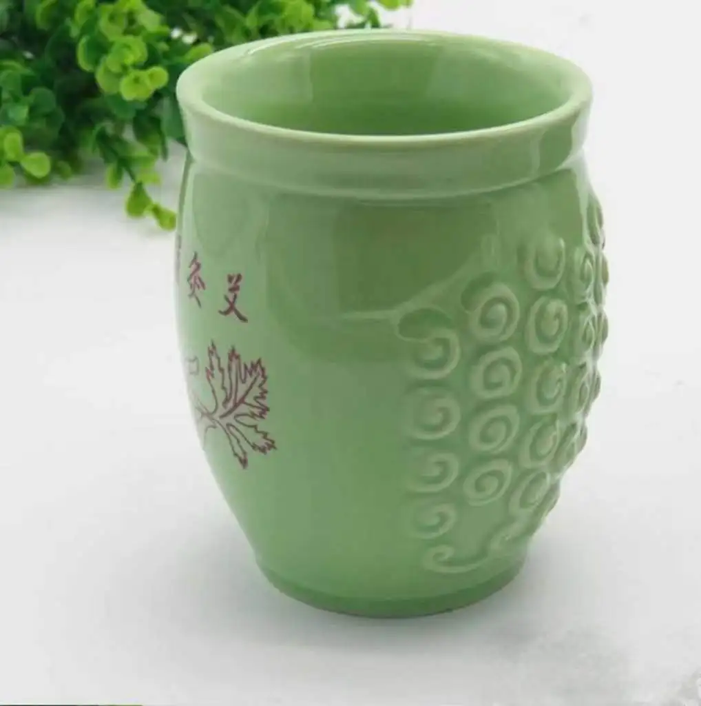 Traditional Chinese Medicine Ceramic Moxibustion Cups Massager Ceramic cupping