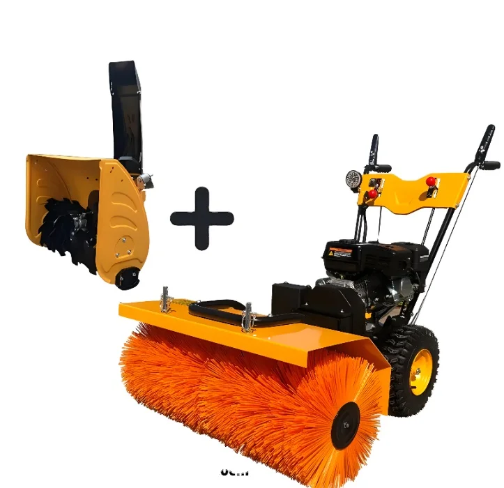 Loncin Engine 15hp Walking Behind Hand Held Snowplow Snow Sweeper Manufacturers