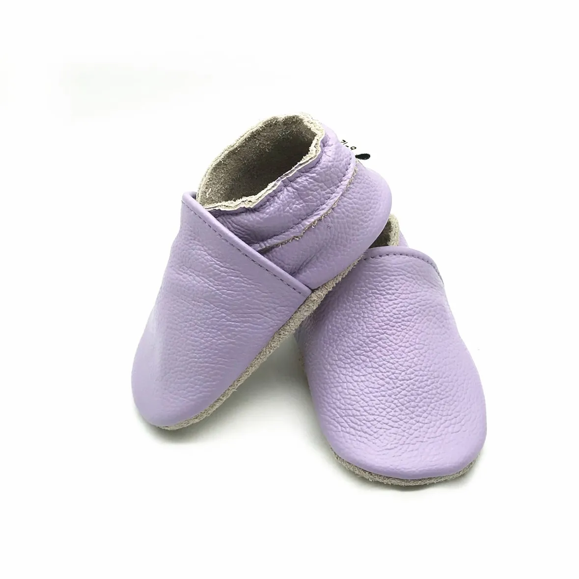 Newborn Baby Cowhide Shoes Solid Winter Warm Non-slip Toddler Infant Leather