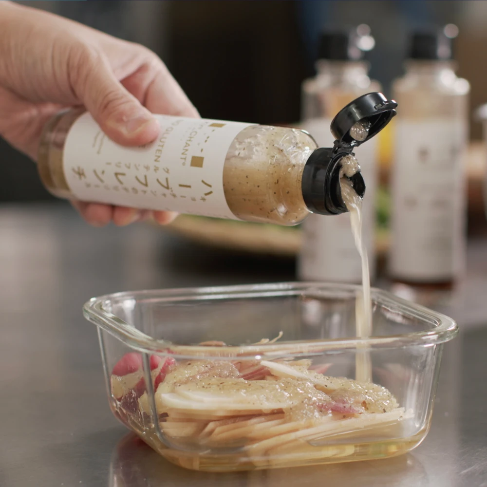 Japanese custom unpasteurized gluten free onion bottle seasoning