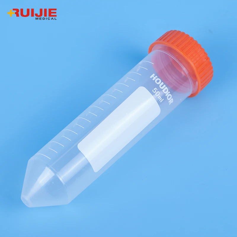 Индивидуальная упаковка центрифужные трубки с плоским дном 50