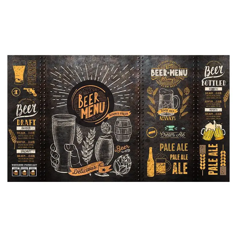 Фон для бара и бистро В индустриальном стиле