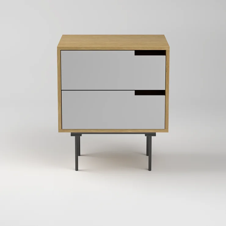 Made in China Italian Desisgn Multifunction Cheap Price Drawers Night Stand MDF Wooden Bedside Table for Bedroom