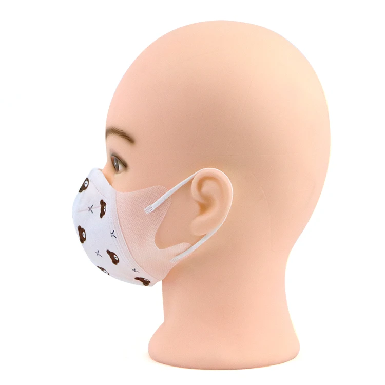 OEM Disposable 3 D Cute Cartoon DuckBill Masker Customize Protective 3 Ply Colorful Kids Non Medical 3D Duck Bill Face Mask