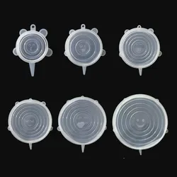 Силиконовая пищевая растягивающаяся пленка, силиконовая растягивающаяся крышка без бисфенола А, Прозрачная силиконовая растягивающаяся Крышка для фруктовой чаши