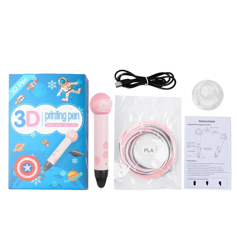 Kids 3D Drawing Pen for kids diy Printing toys for Drawing 3D Objects Enhances Creativity