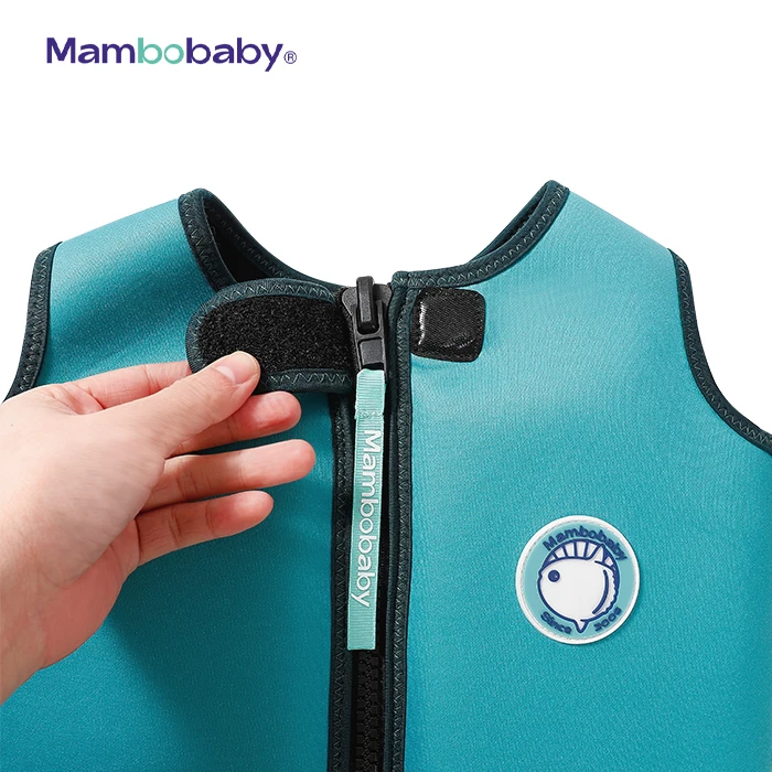 Mambobaby Wholesale Promotional New design custom Air Free Baby Swimming Ring Puddle Jumper Safety Kids Swimming Aid Vest