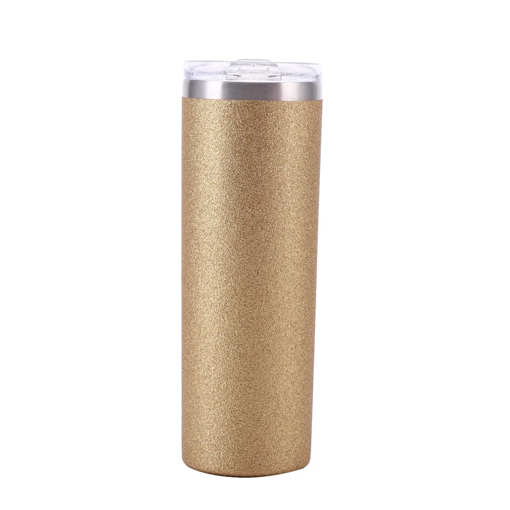 Wholesale Double Wall Vacuum Insulated Stainless Steel Coffee Tumbler with Straw