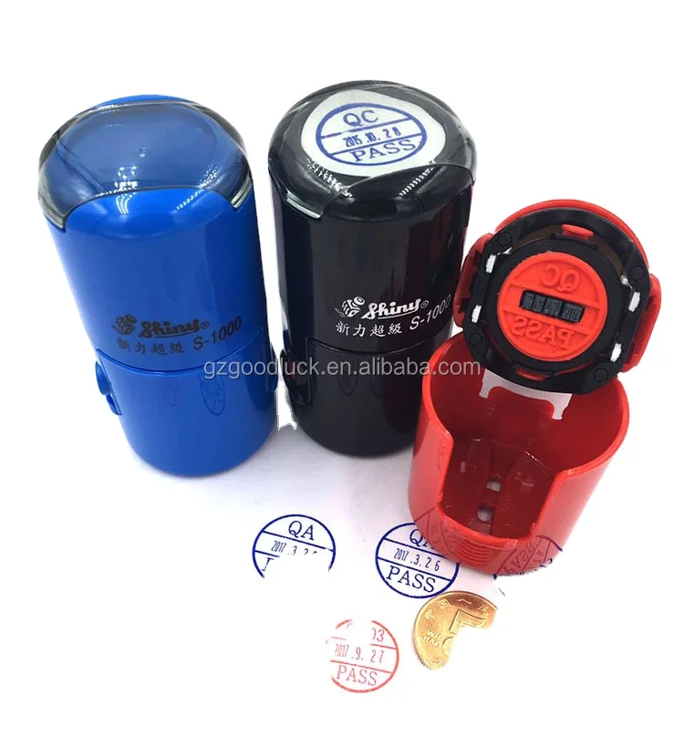 Shiny Back Ink Seal (Small Circle Series) Signature Seal Quality Inspection Seal Stamp