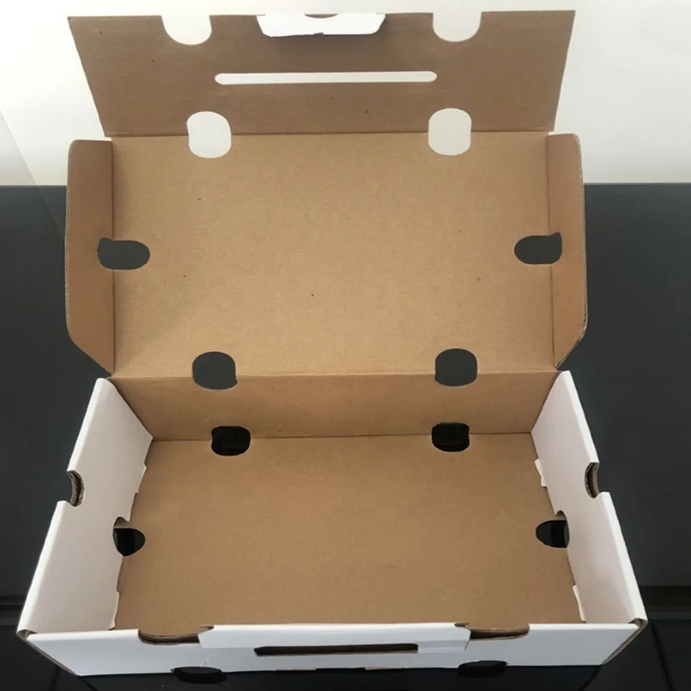 Wholesale Price Custom Printed Logo Corrugated Cardboard  fruit /Vegetables Packaging Box